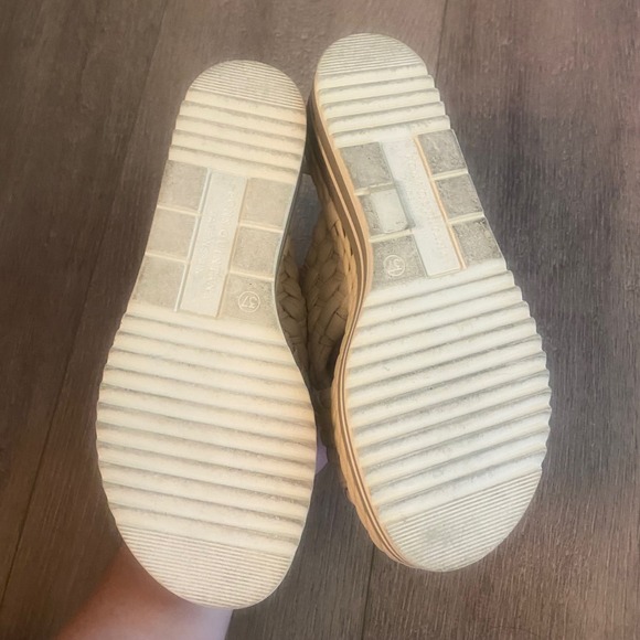 Pons Quintana Leather Woven Cream Platform Sandal Size 37 NEW - Picture 5 of 6